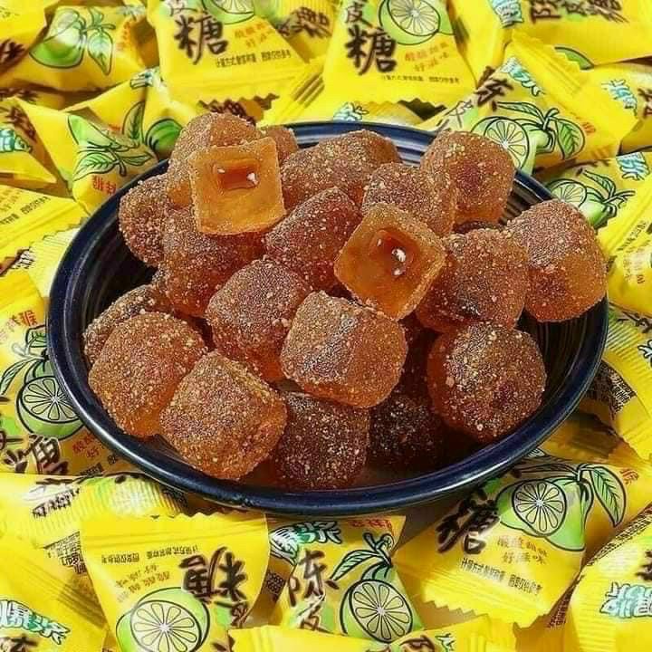 Kẹo dẻo xí muội ô mai quýt / chanh muối nhân chảy siêu ngon - Hongkong 🍊🍊