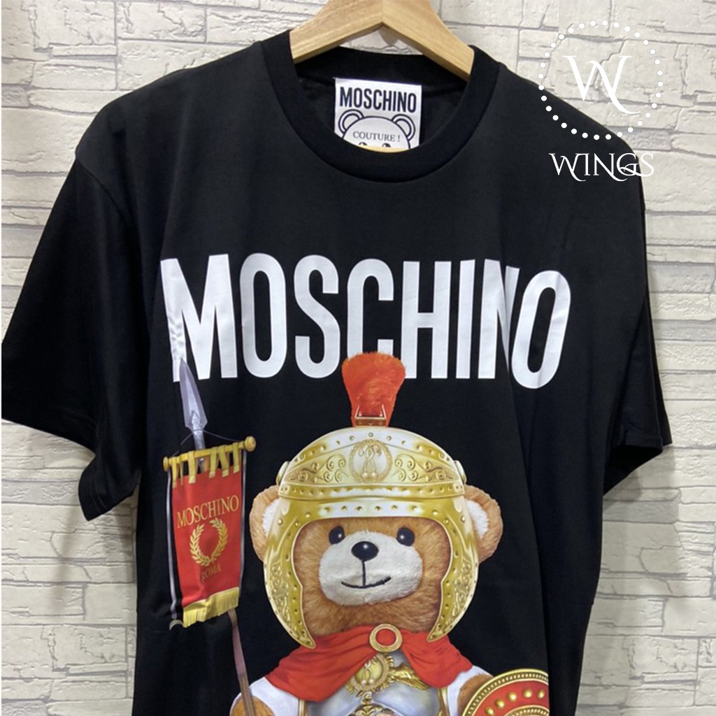 Áo thun nữ unisex fom rộng nam nữ moschino roma