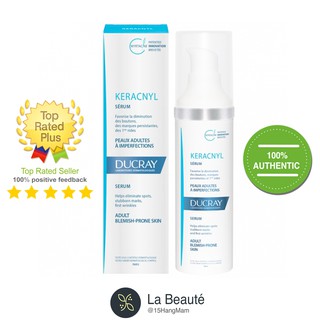 Tinh chất chống lão hóa, tái tạo làn da cho da mụn - Ducray Sérum Peaux Adultes À Imperfections