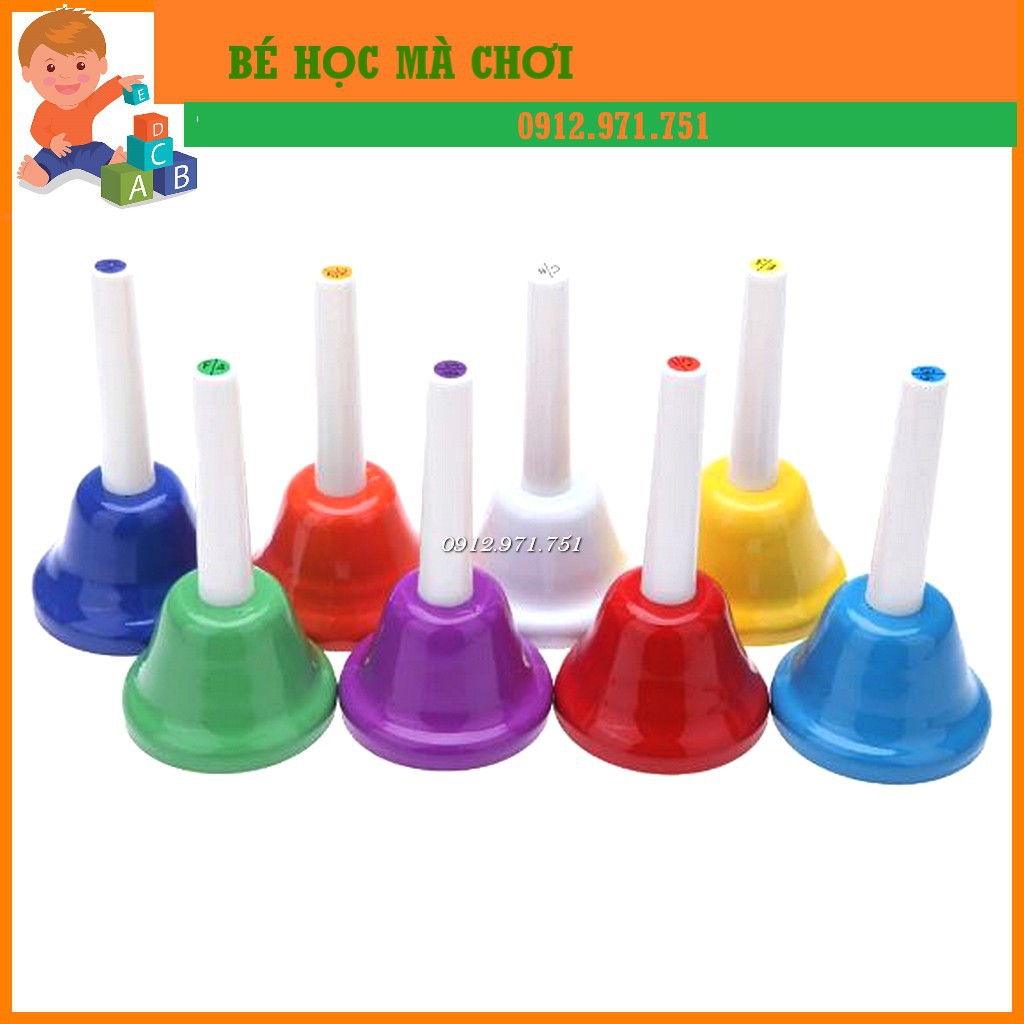 CHUÔNG LẮC ĐỊNH ÂM cảm thụ âm thanh Montessori cho bé