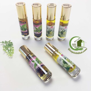 Dầu gió lăn Thái Lan - dầu hít bạc hà chanh 10ml