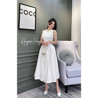 Đầm dài sát nách xòe đính ngọc 2775NHB - thời trang nữ