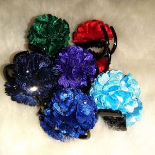 Kẹp gắp tóc hoa vải 001