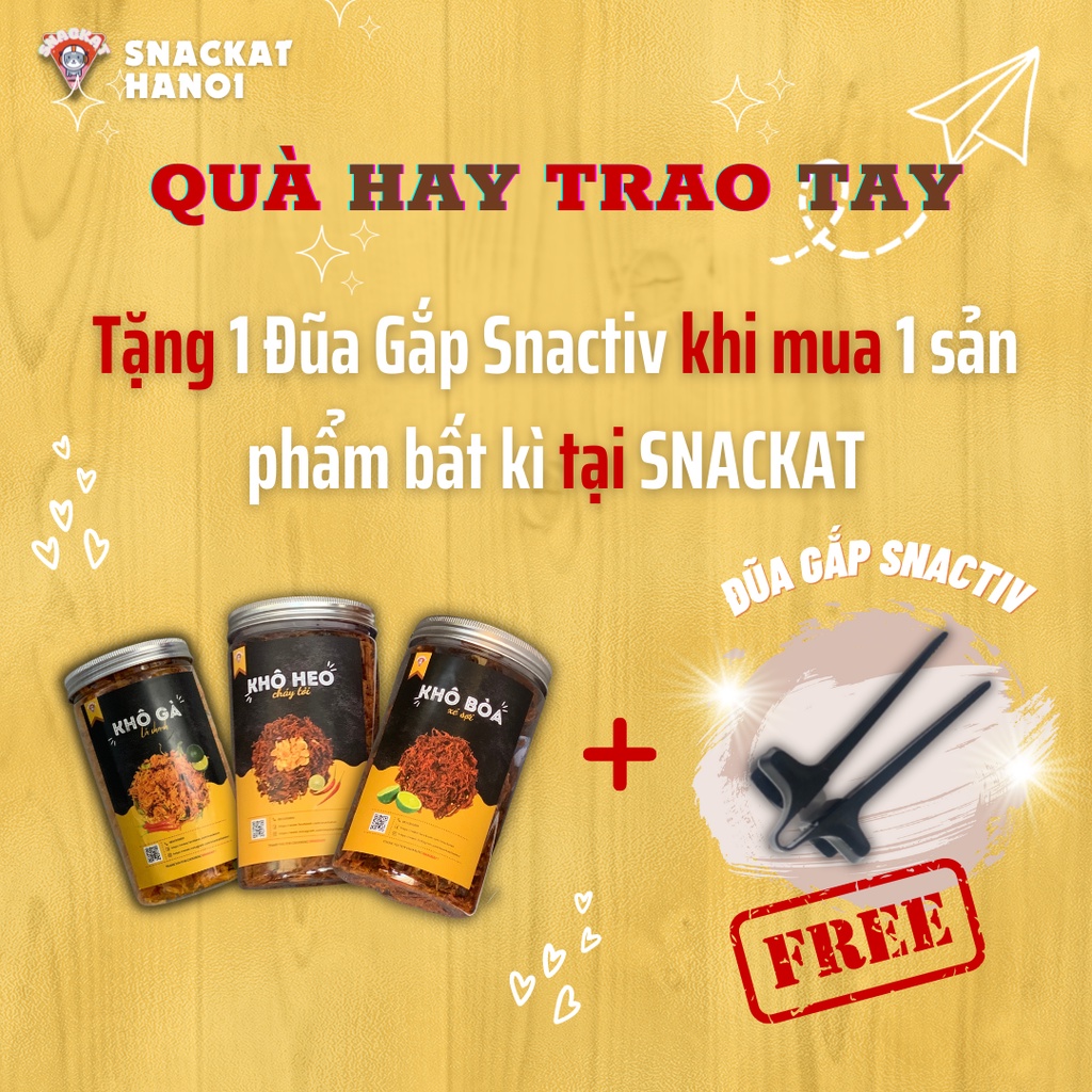 Khô Bò Sợi Khô Bò Cay Khô Bò Nhà Làm Ngon 250G - SNACKAT | BigBuy360 - bigbuy360.vn