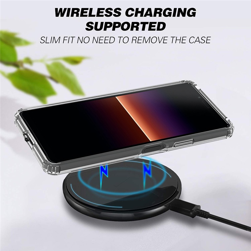 Ốp Điện Thoại Túi Khí Chống Trầy Xước Màu Trong Suốt Cho Sony Xperia XZ Premium Xperia 5 1 ii 5 ii 10 ii 1 iii 5 iii 10 iii HD