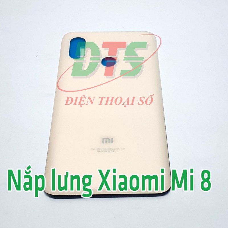 Nắp lưng Xiaomi Mi 8 xanh, đen, trắng