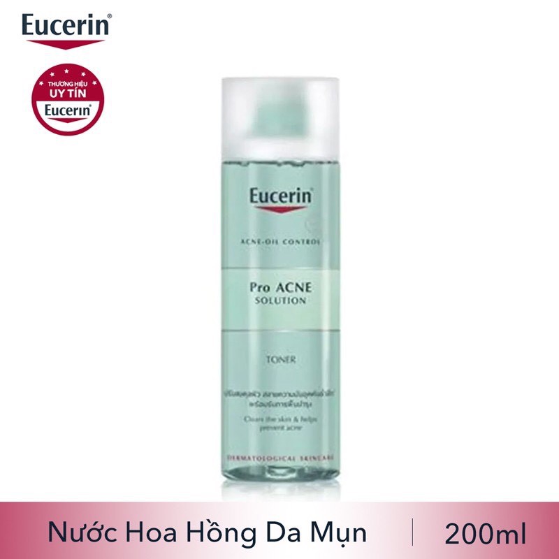 [QUÀ TẶNG] Nước hoa hồng Eucerin Pro acne solution toner chai 200ml