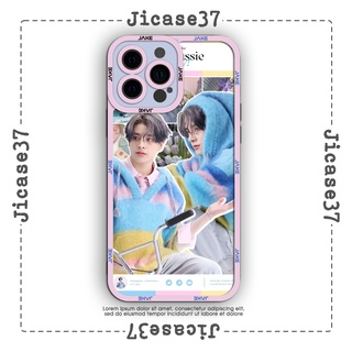 Ốp lưng iphone và samsung xiaomi oppo cạnh vuông Jicase Jake ENHYPEN kpop 