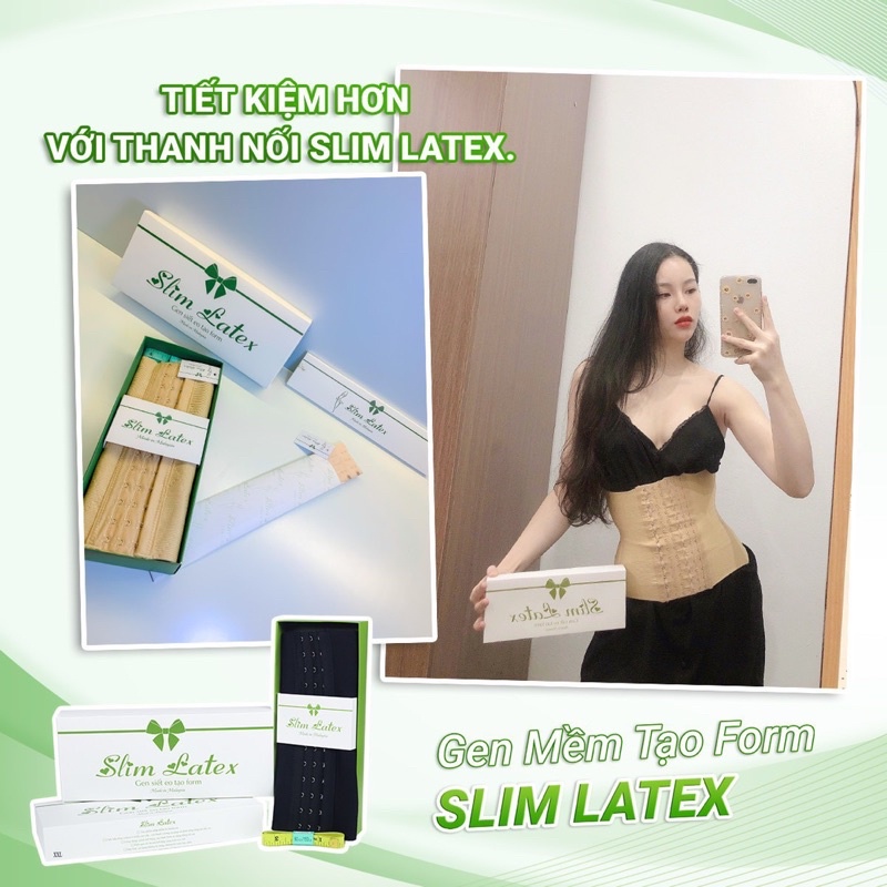 Gen mềm siết eo tạo form bụng Slim Latex