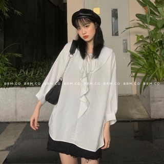 ÁO CỔ BÈO BUỘC DÂY