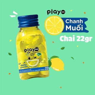 Kẹo play more hủ lẻ 22gram vị chanh muối