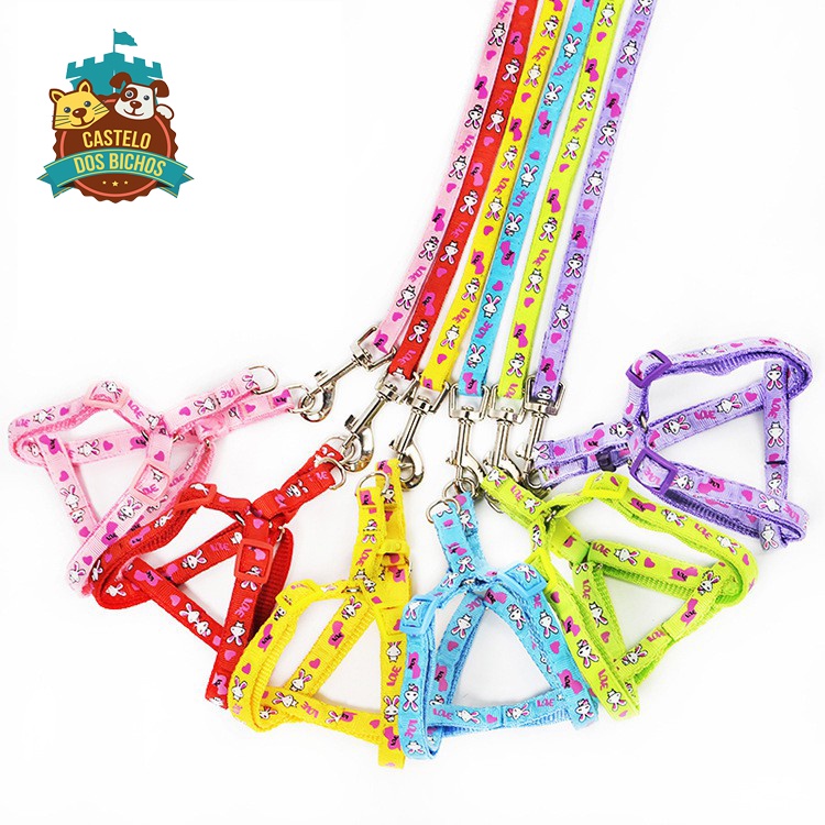 Dây dắt chó mèo thú cưng đi dạo đeo ngực mềm mại siêu bền, dây dắt dạng yếm có thể điều chỉnh