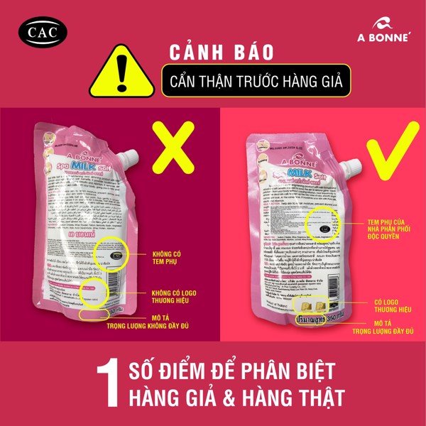 [Chính hãng] Muối tắm sữa bò Abonne - tẩy tế bào chết body