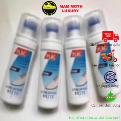 Nước Vệ Sinh Giày Plac MINSU 100ml Đầu Cọ Làm Sạch Giày Đánh Bay Vết Bẩn,Vết Ố Vàng Mà Không Cần Giặt shop giày MAM MOTH