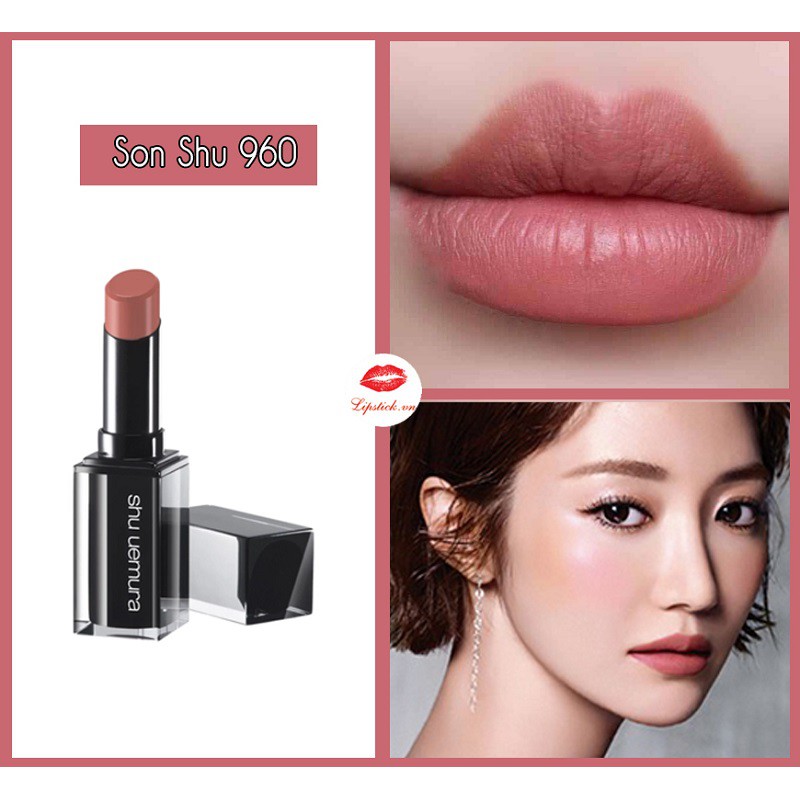 Shu Uemura- Son Rouge Unlimited Matte lipstick M BG 960 - 3.0 g