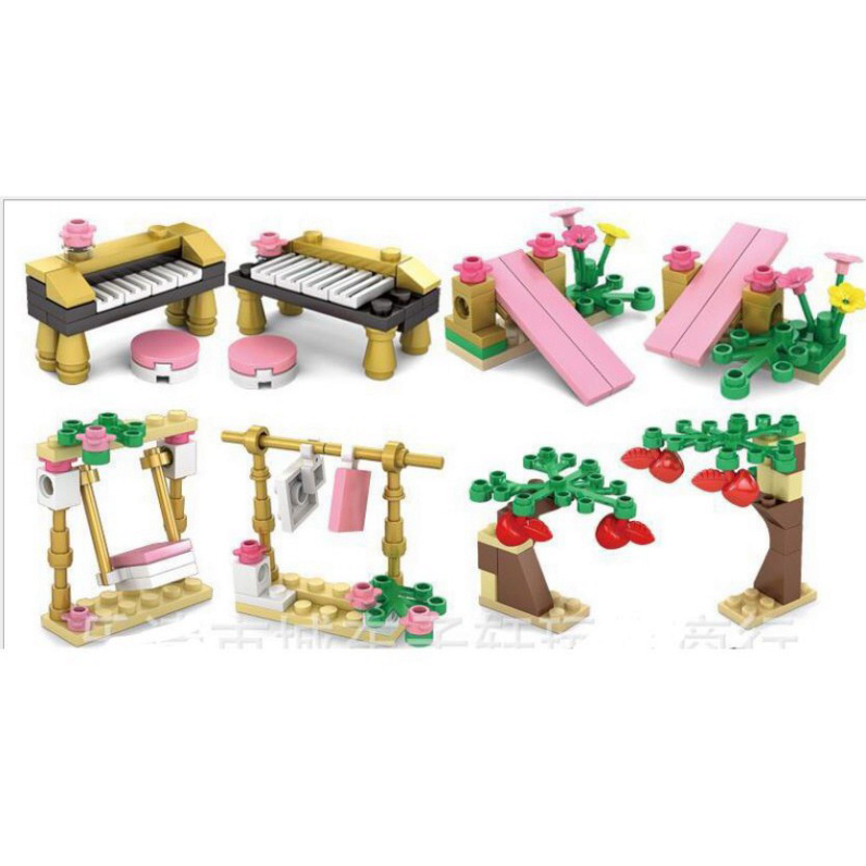 Đồ chơi LEGO nhiều chủ đề, 7x7x4.5cm  (1241LEN)