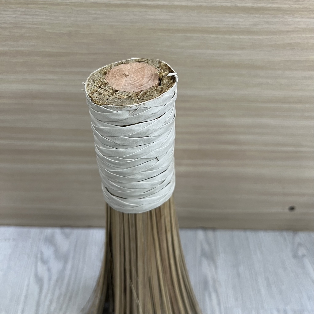 CHỔI TRE CỌ RỬA CHẢO SẮT - Cọ chà chảo Gang Tiện Lợi