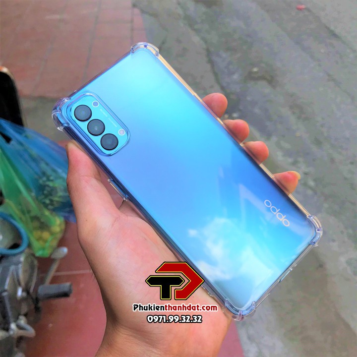 Ốp lưng OPPO Reno4, Reno4 Pro trong suốt chống sốc