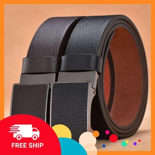 Thắt lưng da nam cao cấp -Thắt lưng nam - da bò thật - Bền - Sang TrọngGAP