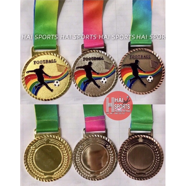 Sỉ: Huy chương bóng đá Vàng, Bạc, Đồng cao cấp ( Huy chương kim loại mới nhất 2022 )