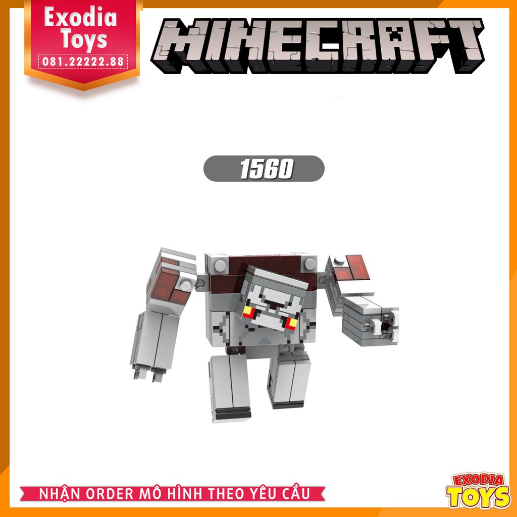 Xếp hình Minifigure nhân vật trò chơi My World Minecraft - Đồ Chơi Lắp Ghép Sáng Tạo - XINH X0294