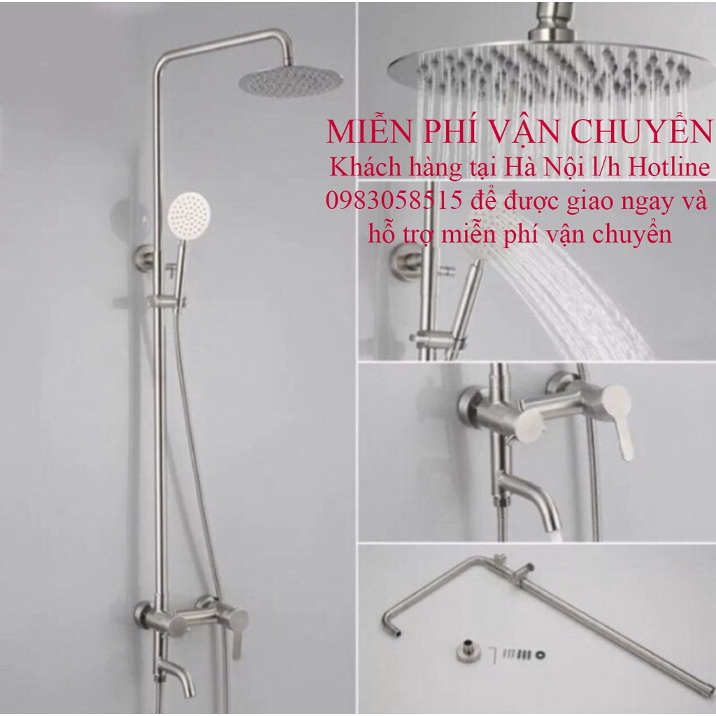 BỘ SEN CÂY NÓNG LẠNH CAO CẤP SUBI INOX304 (DÁNG TRÒN)