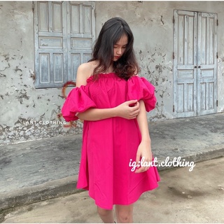 áo váy trễ vai xinh( ảnh thật lant clothing)