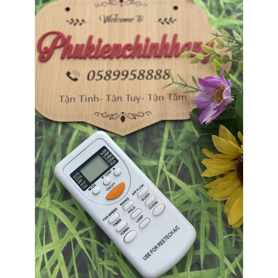 [Bảo hành 03 tháng] Remote máy lạnh REETECH đủ mẫu- Tặng pin