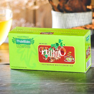 TRÀ HÀ THỦ Ô Thái Bảo,thơm ngon, bổ máu,giúp xương chắc khỏe,đen tóc, da săn, 20 túi