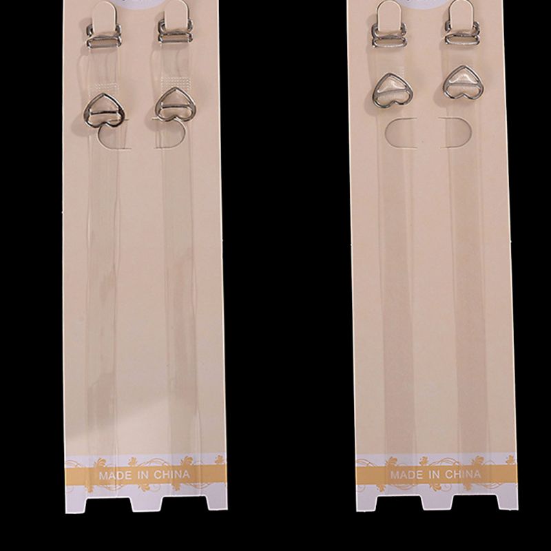 Dây áo ngực trong suốt có khóa hình trái tim 1cm có thể điều chỉnh<br />