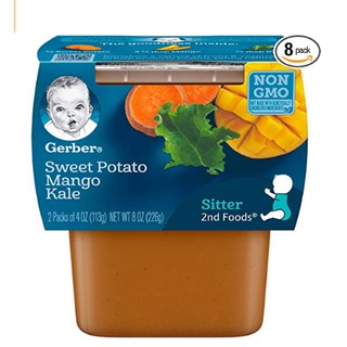 TRÁI CÂY NGHIỀN GERBER DÀNH CHO BÉ TỪ 4 THÁNG TUỔI -116GR