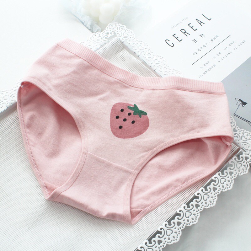 [SET 5C] 5 quần lót học sinh- sinh viên cotton  siêu dễ Thương DT