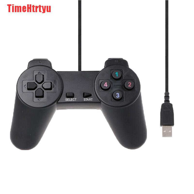 TimeHtrtyu PC USB 2.0 Gamepad Gaming Joystick Game Controller For Laptop Computer