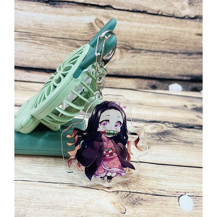 móc khoá kimetsu no yaiba mica trong nhiều mẫu/ móc treo anime kimetsu no yaiba