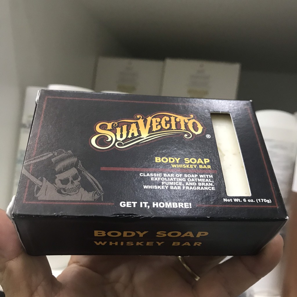 Xà phòng toàn thân Suavecito Body Soap – Whiskey Bar 170g