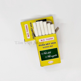 Phấn trắng Đức Thanh không bụi – Phấn viết bảng, phấn không bụi, phấn an toàn cho giáo viên