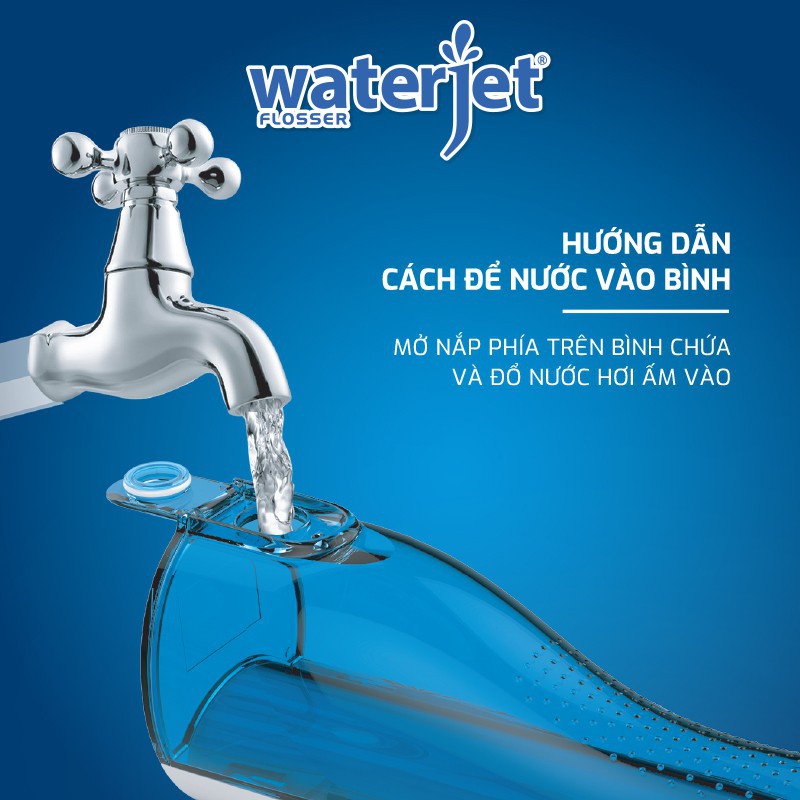 Máy tăm nước Waterjet Maxi thế hệ mới bảo hành chính hãng 12 tháng