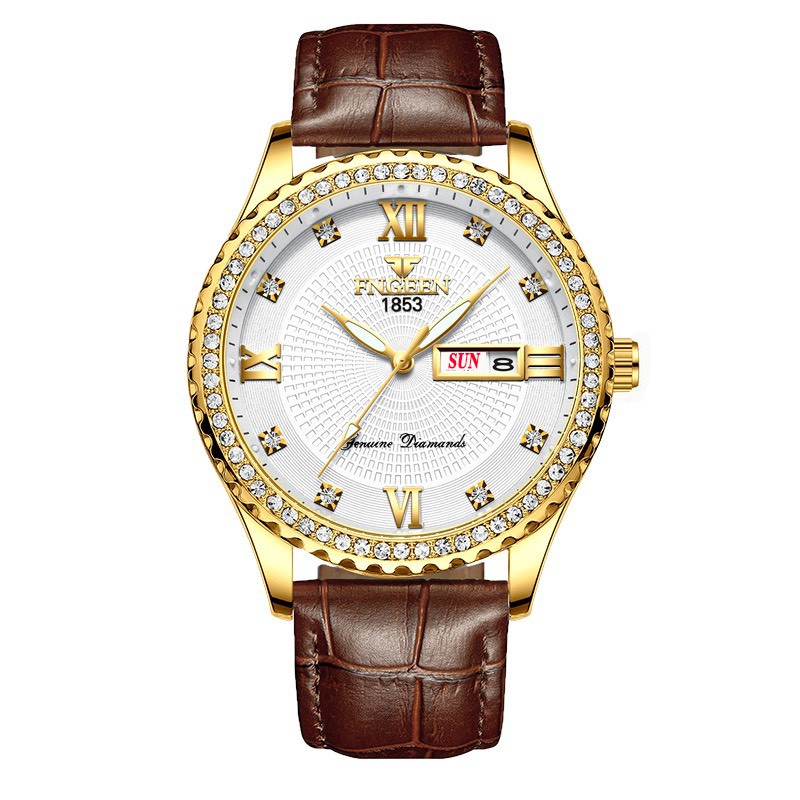 ĐỒNG HỒ NAM CHÍNH HÃNG FNGEEN S888 DÂY KIM LOẠI CAO CẤP CHÍNH HÃNG