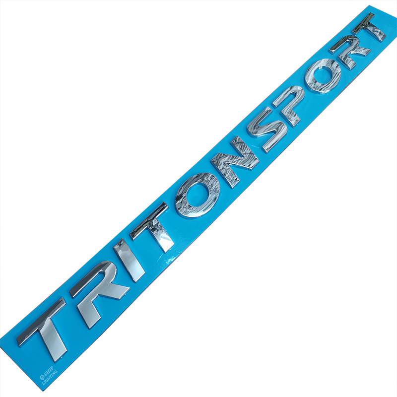 1 Miếng Dán Huy Hiệu Trang Trí Mui Trước Xe Hơi Thể Thao ABS TRITON SPORT Cho MITSUBISHI