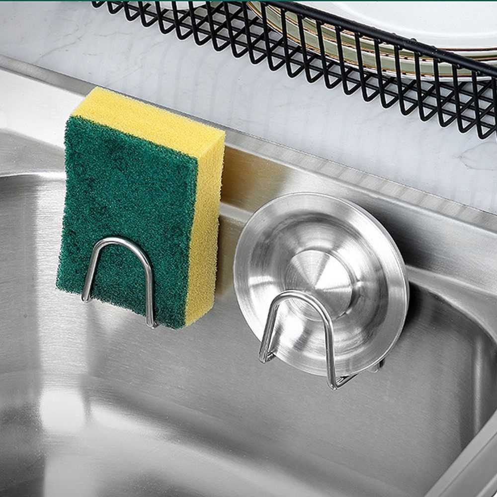 Giá Inox, Móc Inox Treo Gài Cuộn Giấy Vệ Sinh Lõi Rỗng, Móc Treo Đồ Dính Tường Đa Năng, Móc Inox Dán Tường. Kingler 4085