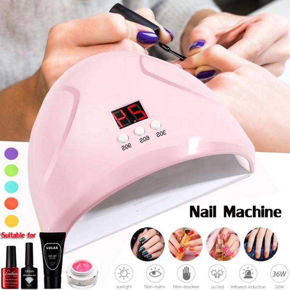 Đèn Hong Khô Sơn Móng Tay Nhanh Khô Cảm Biến Tự Động Sạc Cổng USB Thiết Kế Nhỏ Gọn Dùng Trong Nhà