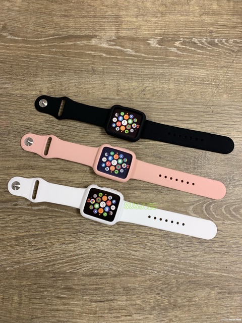 Ốp cao su đục apple watch (giống gốm)38-40-42-44mm