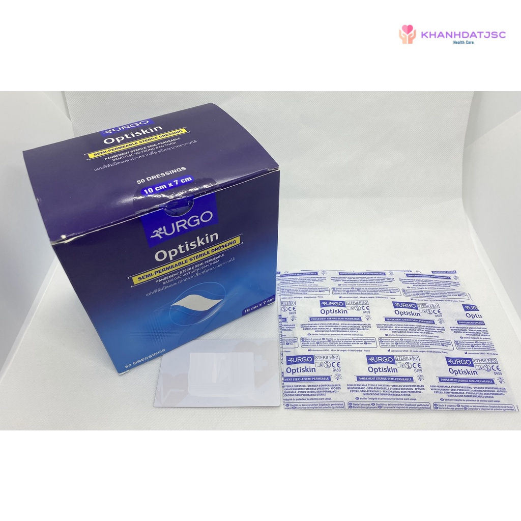 Băng gạc Urgo Optiskin vô trùng không thấm nước nhiều kích thước