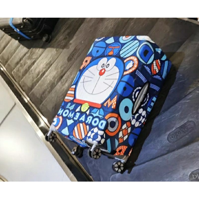 Áo Trùm Vali Bảo Vệ Chống Trầy Xước Họa Tiết Dorarmon Doraemon