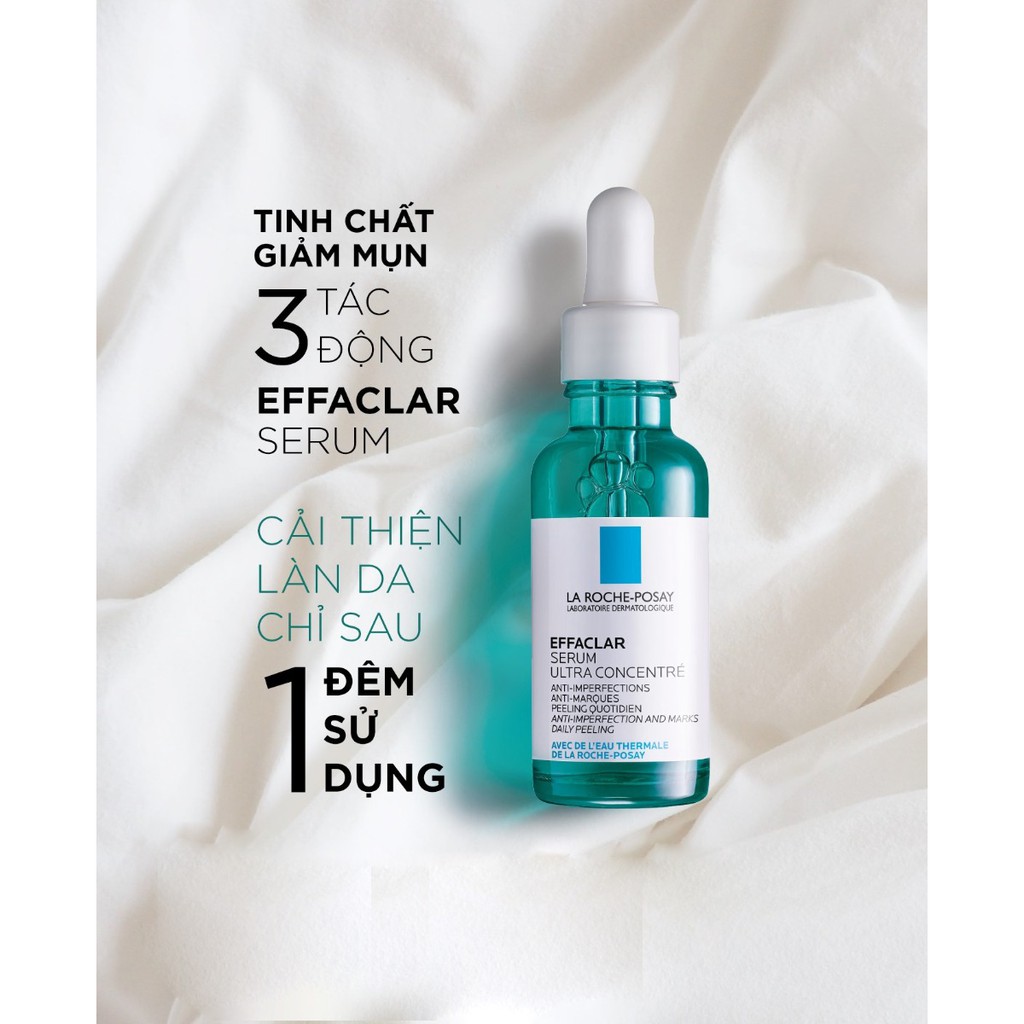 Tinh chất giảm mụn 3 tác động La Roche-Posay Effaclar Serum 30ml