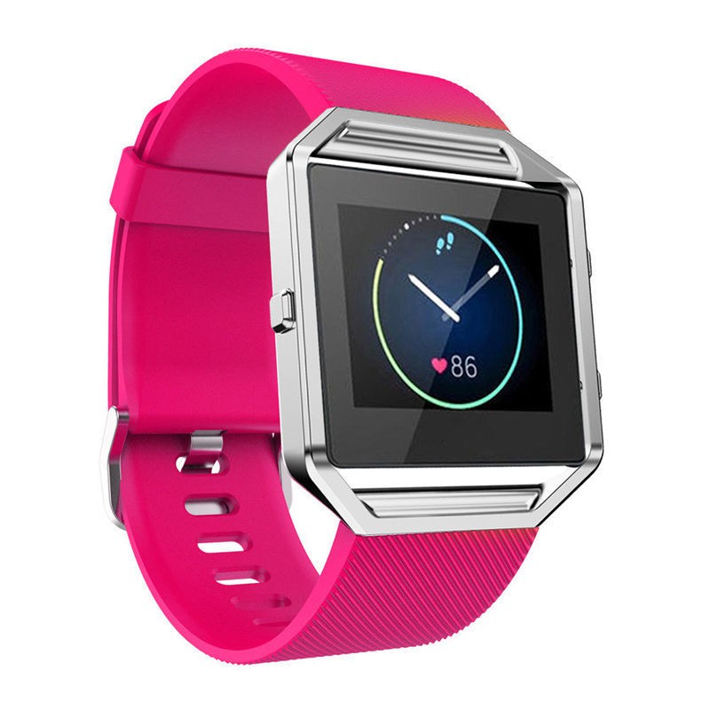 Bộ dây đeo thay thế bằng silicon cho đồng hồ thông minh Fitbit Blaze