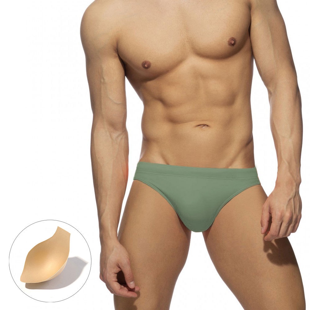 Quần Bơi Tam Giác Màu Sắc Đơn Giản Nhanh Khô Chống Trầy Xước Cho Nam GG330