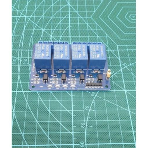 Module Relay 4 Kênh 12V 10A Âm Kích