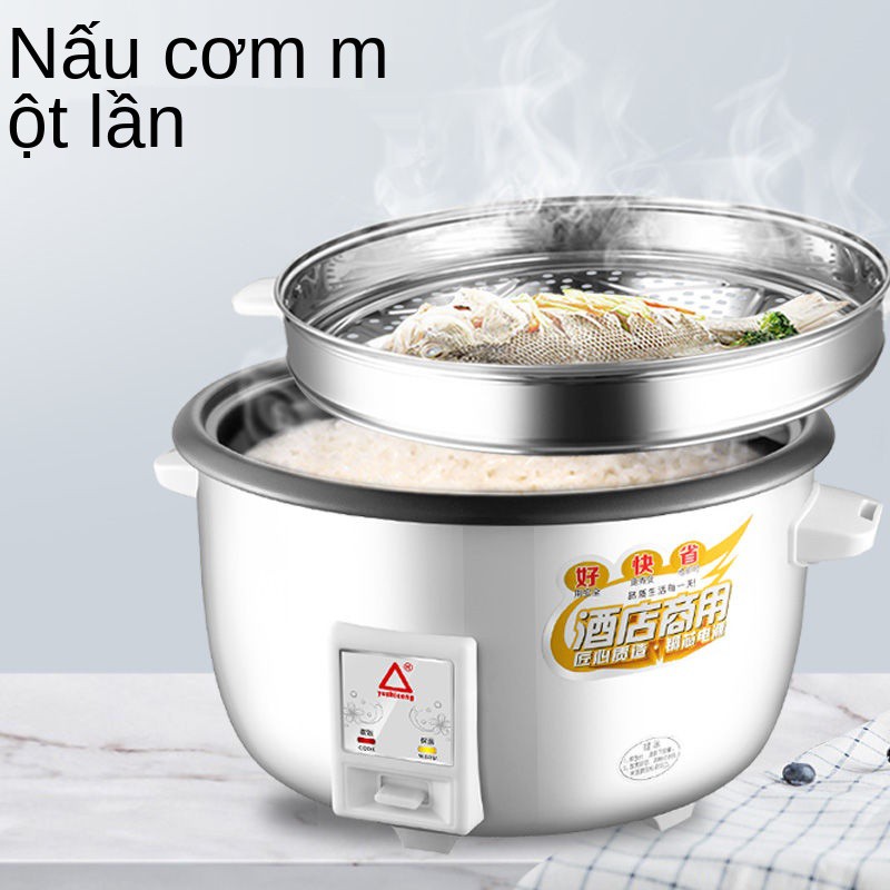 ۩△◎Chính hãng Red Triangle Group Thương mại Công suất lớn Nồi cơm điện 10-15-20-30 Người Canteen Khách sạn kiểu cũ