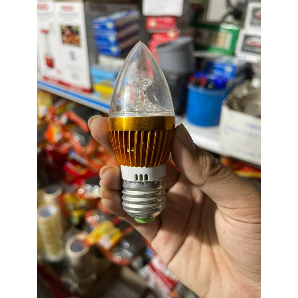 Bóng đèn led pub trái ớt màu trắng đuôi lớn E27, đèn trái ớt trang trí đèn trùm - Hàng tốt loại 1 - Có hình thật+video